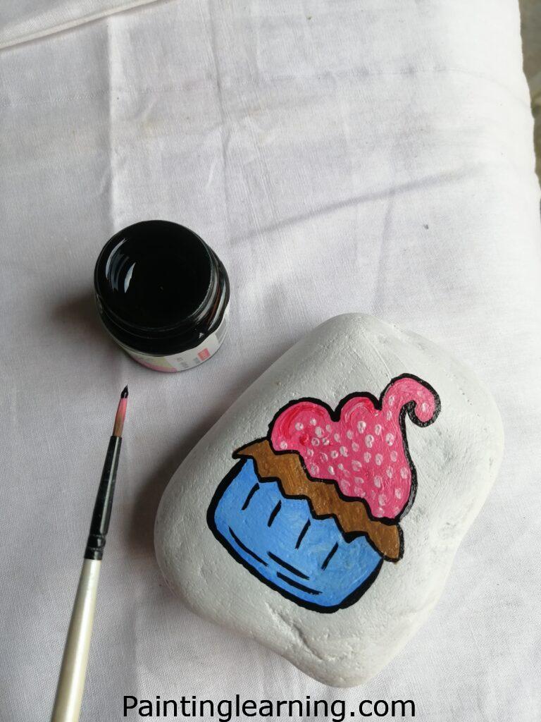 Easy Cupcake Rocks Step: 3a