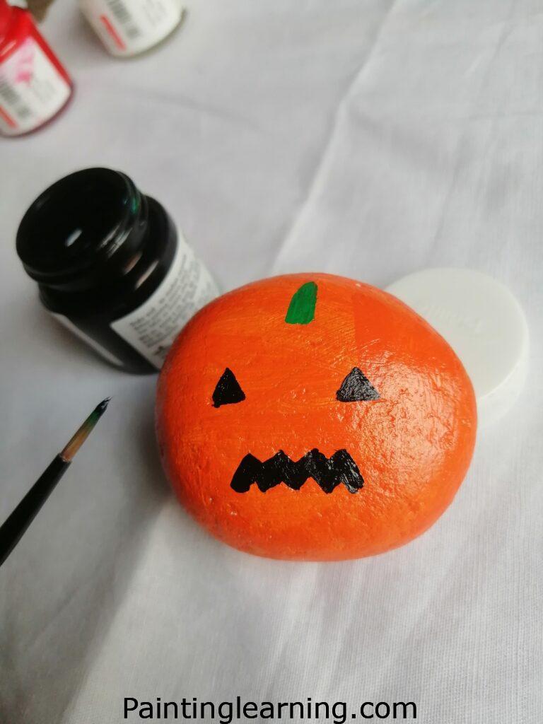 Painted Halloween Rocks