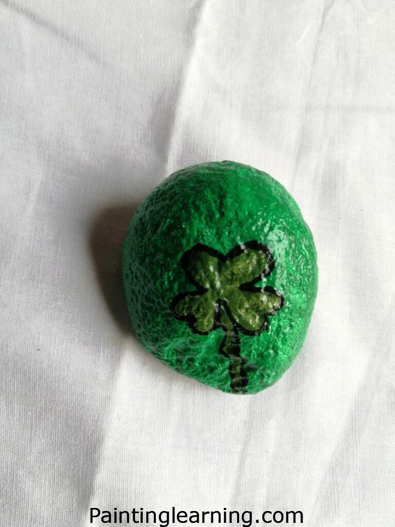 Shamrock Painted Rocks
