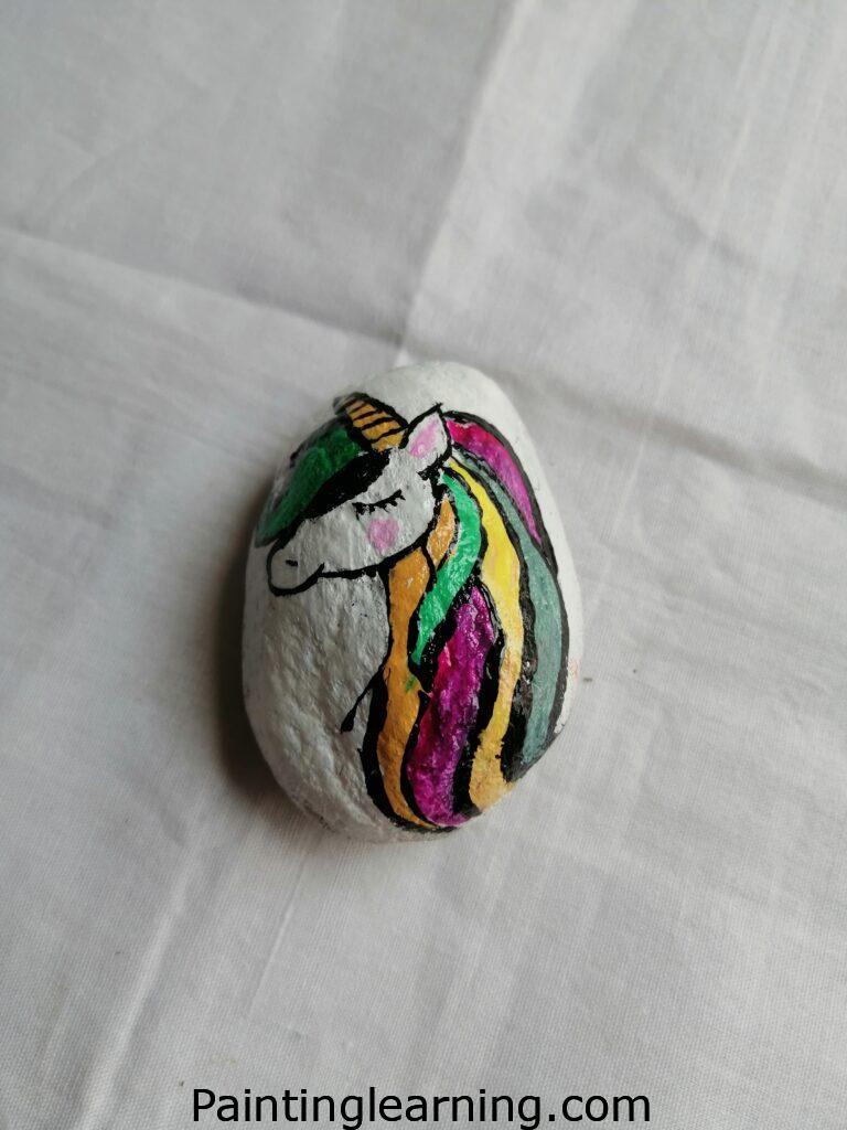 Painted Rocks Unicorn 