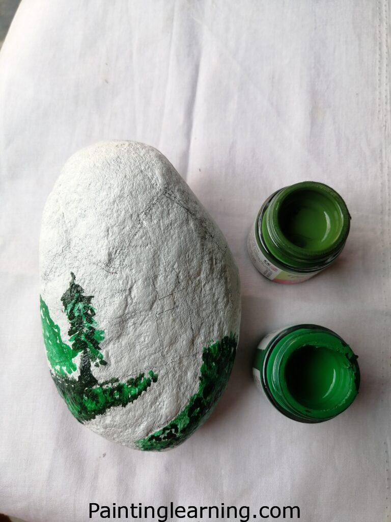 Village Painted Rocks Step: 2a