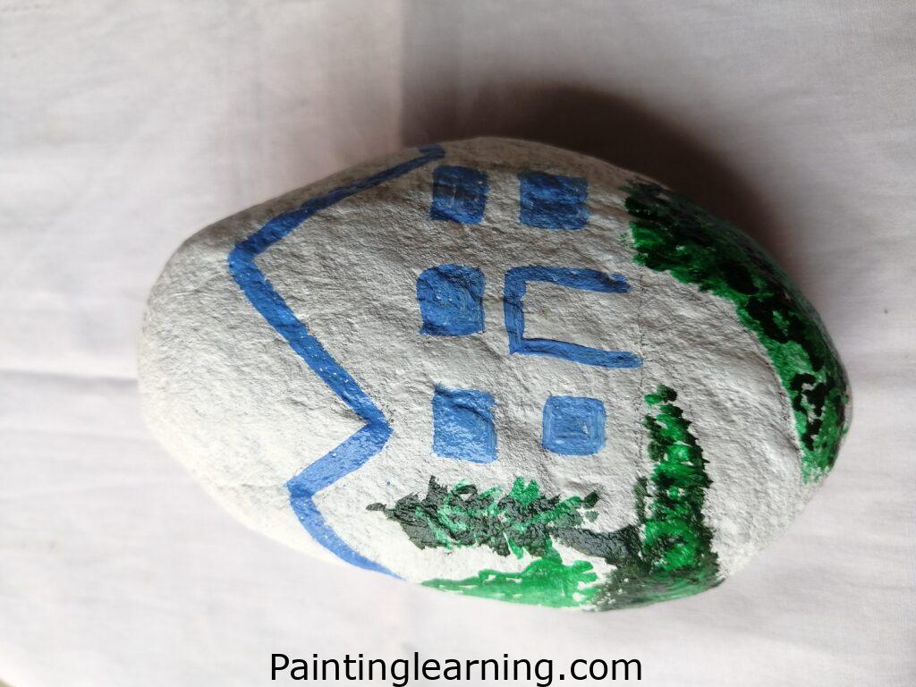 Village Painted Rocks Step: 2b