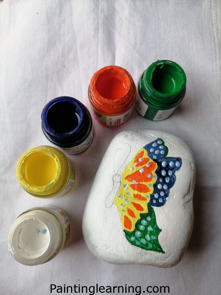 Butterfly Rocks Step: 2a