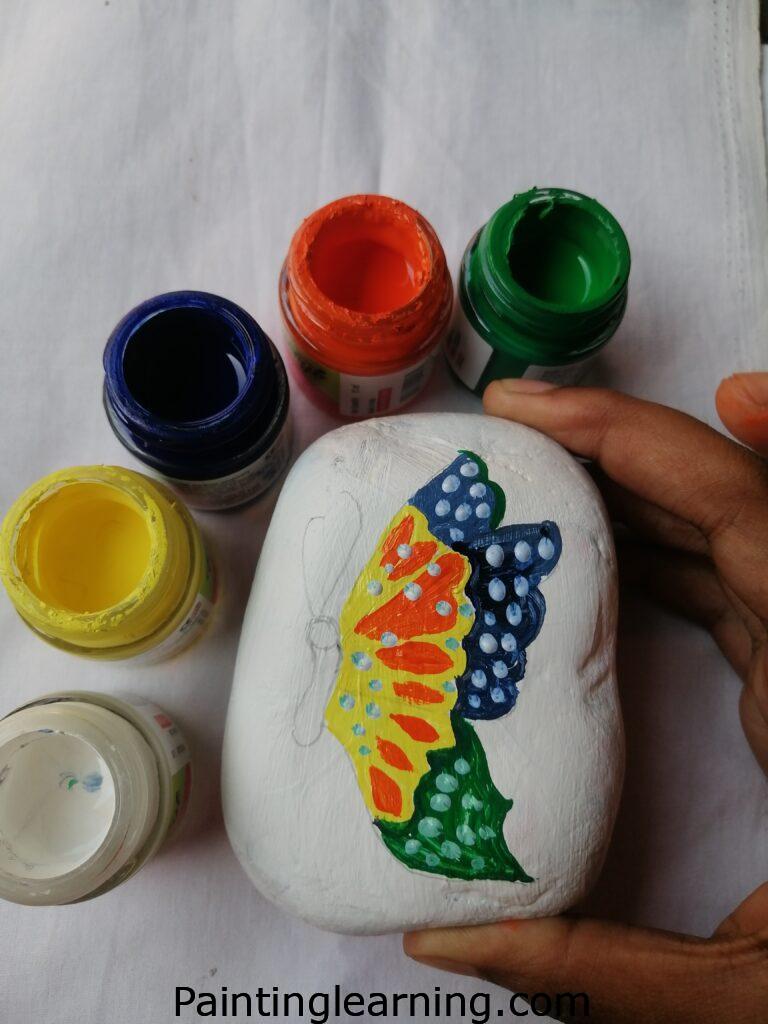 Butterfly Rocks Step: 2b