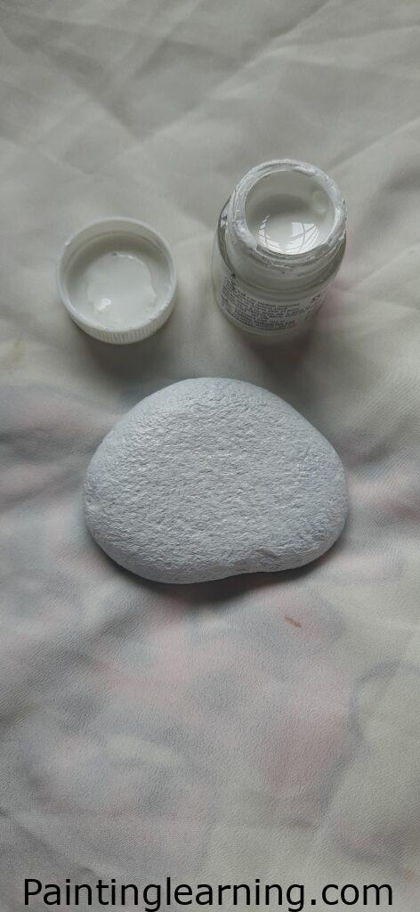 Glitter Butterfly Painted Rocks Steps: 1a