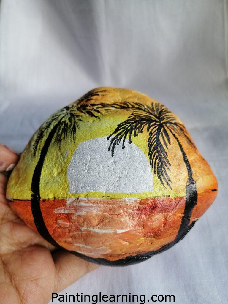 Tree Painted Rocks Steps:3
