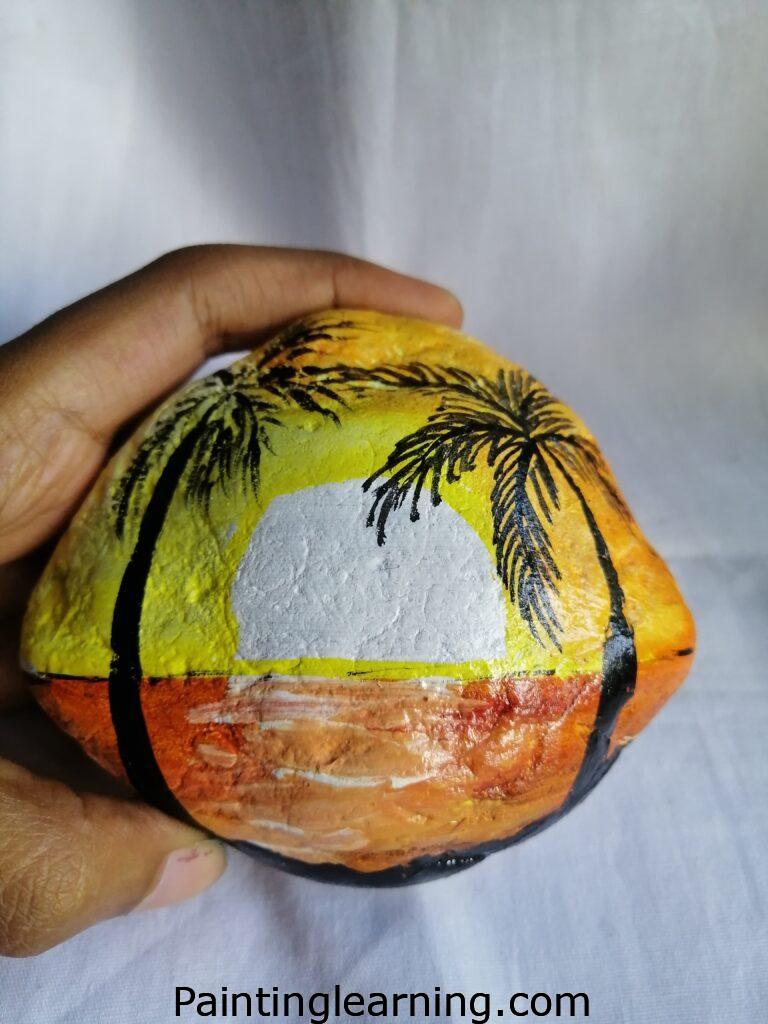 Tree Painted Rocks Steps:4